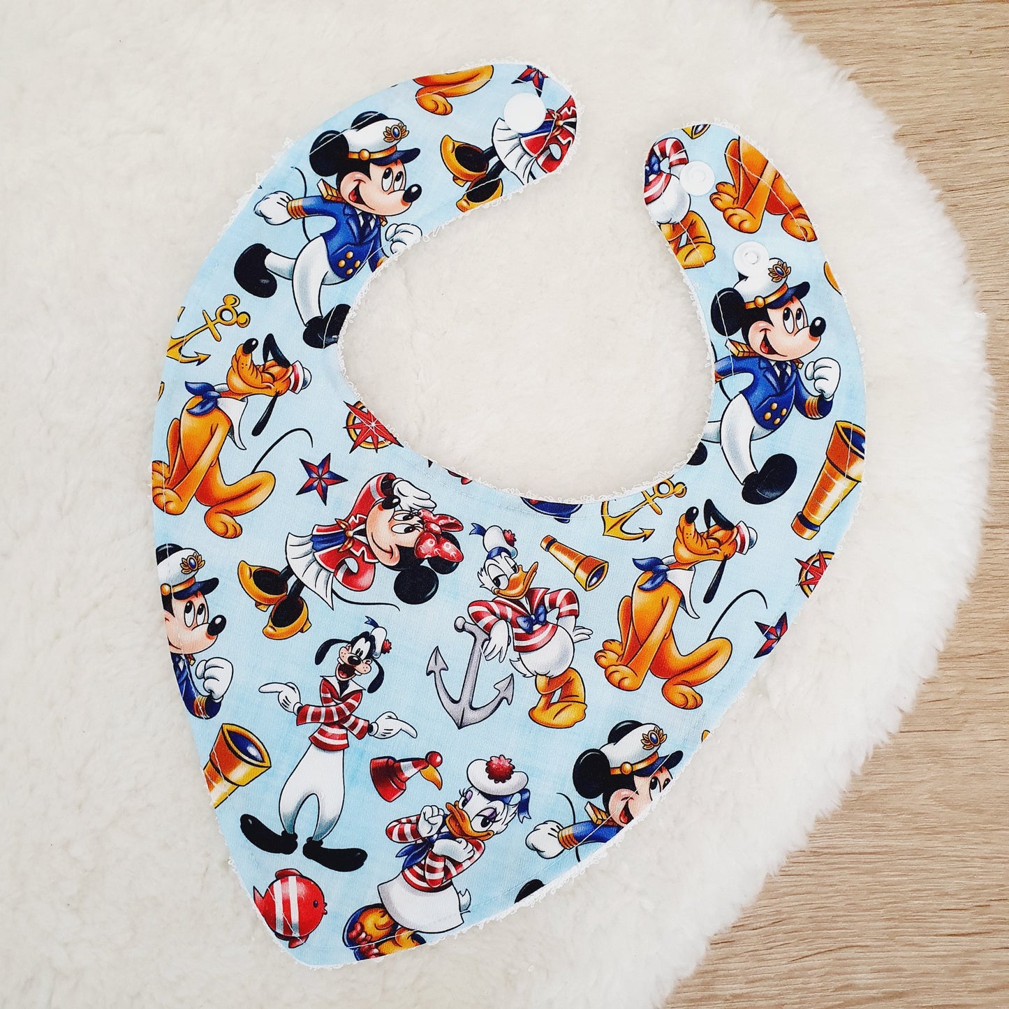 Bandana Dribble Bib, Handmade Baby Bib, Cotton / Bamboo, Ultra Absorbent