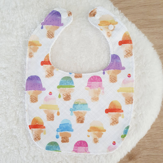 Bib, Handmade Baby Bib, Feeding Bib, Cotton / Bamboo, Ultra Absorbent