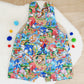 Overalls, Baby / Toddler Overalls, Short Leg Romper, Size 2