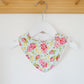 Bandana Dribble Bib, Handmade Baby Bib, Cotton / Bamboo, Ultra Absorbent