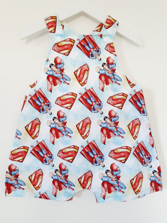 Overalls, Baby / Toddler Overalls, Short Leg Romper, Size 2