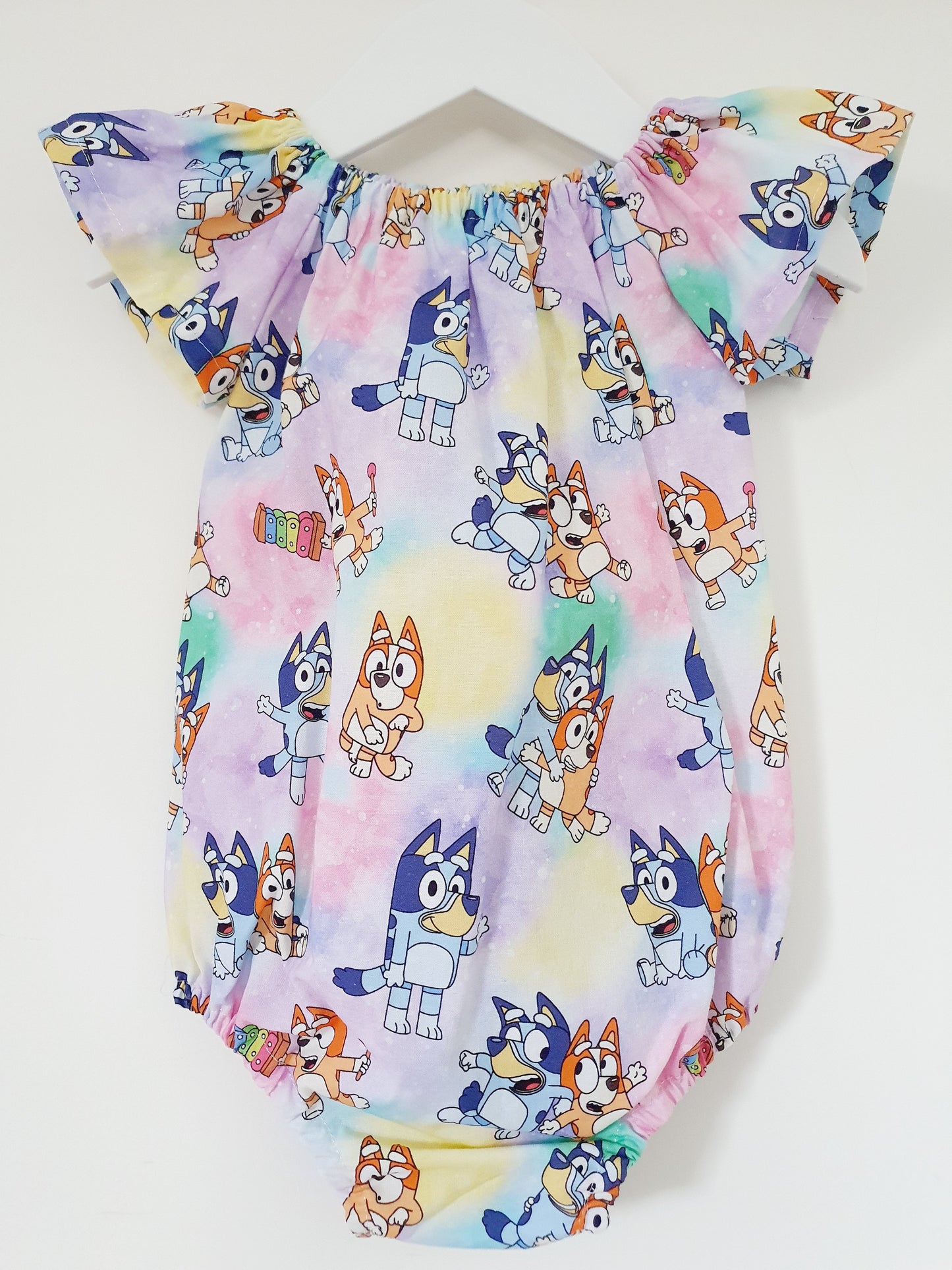DOGS print Baby Girl Playsuit, Size 1