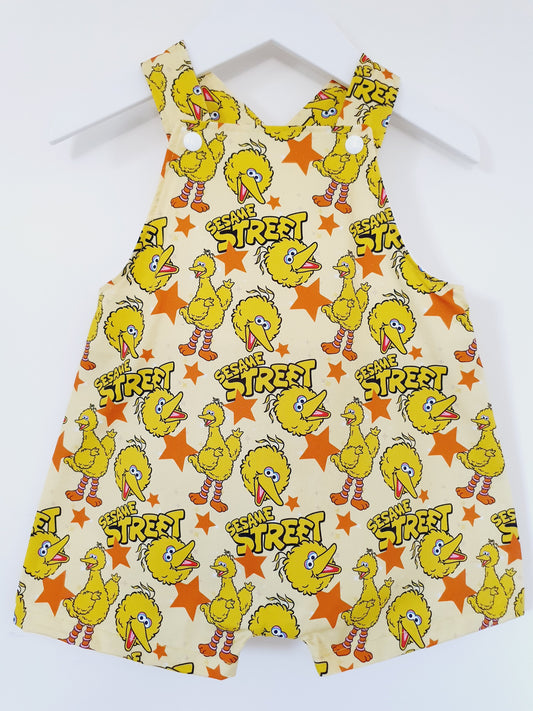 Overalls, Baby Overalls, Short Leg Romper, Size 1