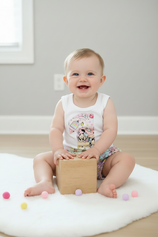 Girls 1st Birthday - Cake Smash Outfit, Size 0