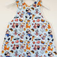 Baby / Toddler Overalls, Short Leg Romper, Size 1