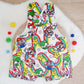 MARIO print Overalls, Baby Overalls, Short Leg Romper, Size 1