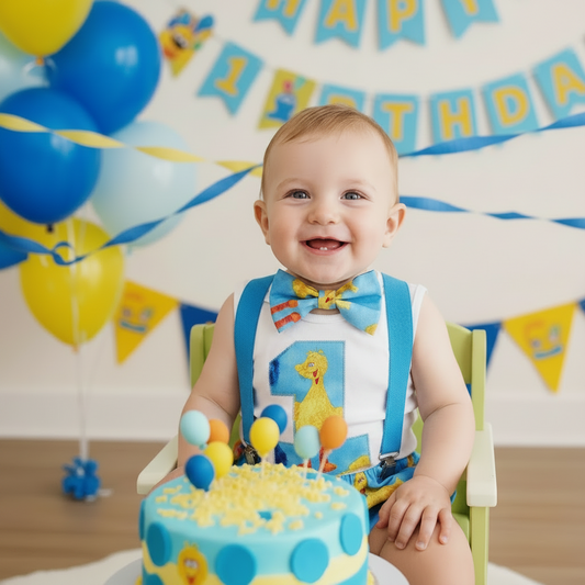Boys Cake Smash Outfit Size 1