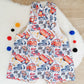 CARS print Overalls, Baby / Toddler Overalls, Short Leg Romper, Size 2