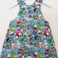 TOY STORY print Baby / Toddler Overalls, Short Leg Romper, Size 1