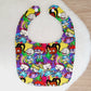 RUGRATS print Bib, Handmade Baby Bib, Feeding Bib