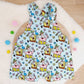 SPONGEBOB print Overalls, Baby Overalls, Short Leg Romper, Size 1