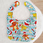 CHRISTMAS POKEMON print Bib, Handmade Baby Bib, Feeding Bib