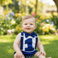 Navy Boys 1st Birthday Outfit, Size 1