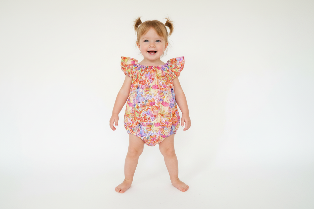 Baby Girl Playsuit, Size 0