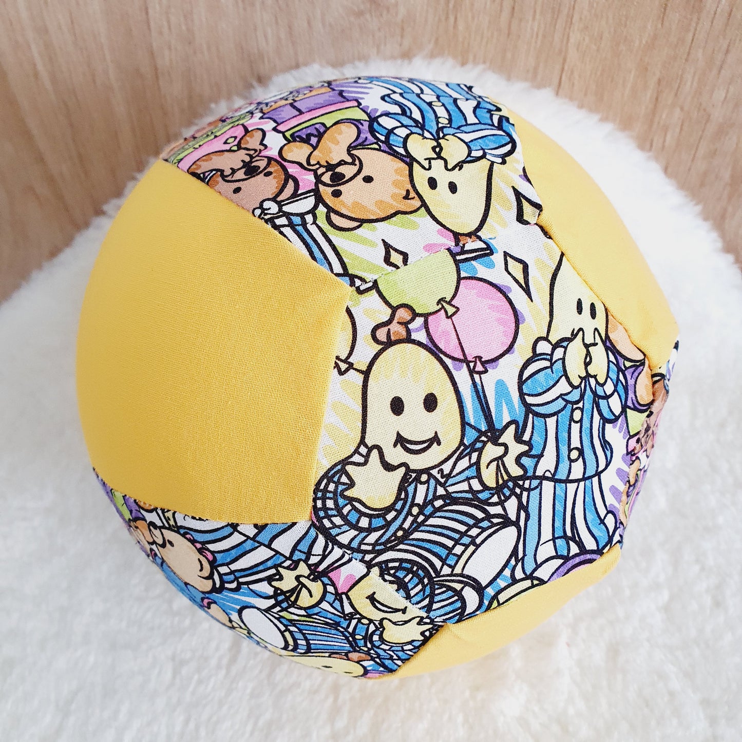 Balloon Ball Cover - Balloon Balls -  Handmade Fabric Balloon Cover - BANANAS