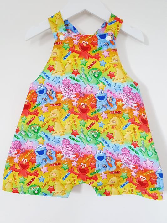 Overalls, Baby / Toddler Overalls, Short Leg Romper, Size 2
