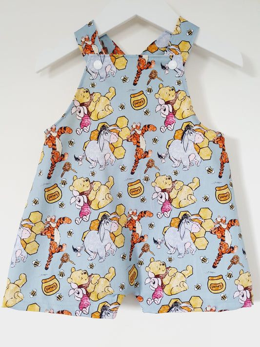 Baby / Toddler Overalls, Short Leg Romper, Size 1