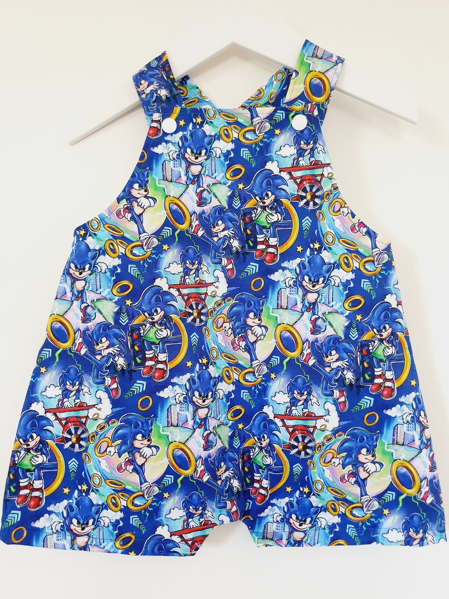 Baby / Toddler Overalls, Short Leg Romper, Size 1