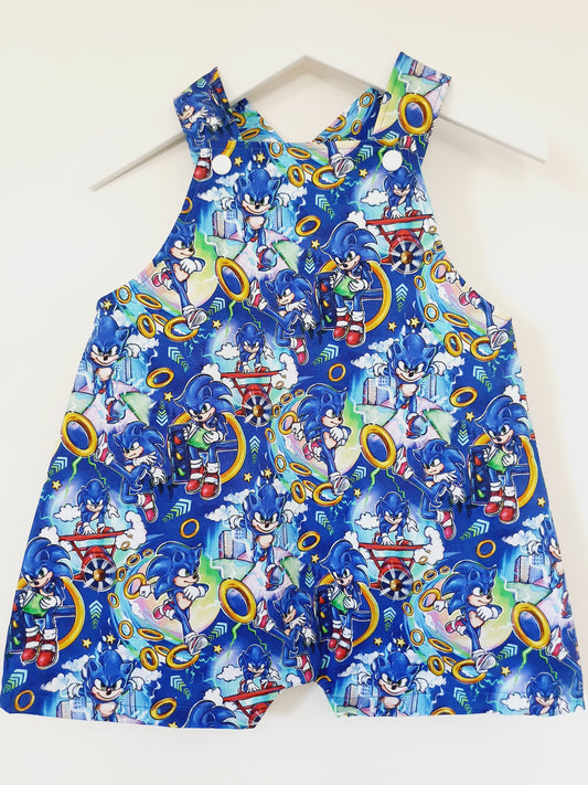 Baby / Toddler Overalls, Short Leg Romper, Size 1