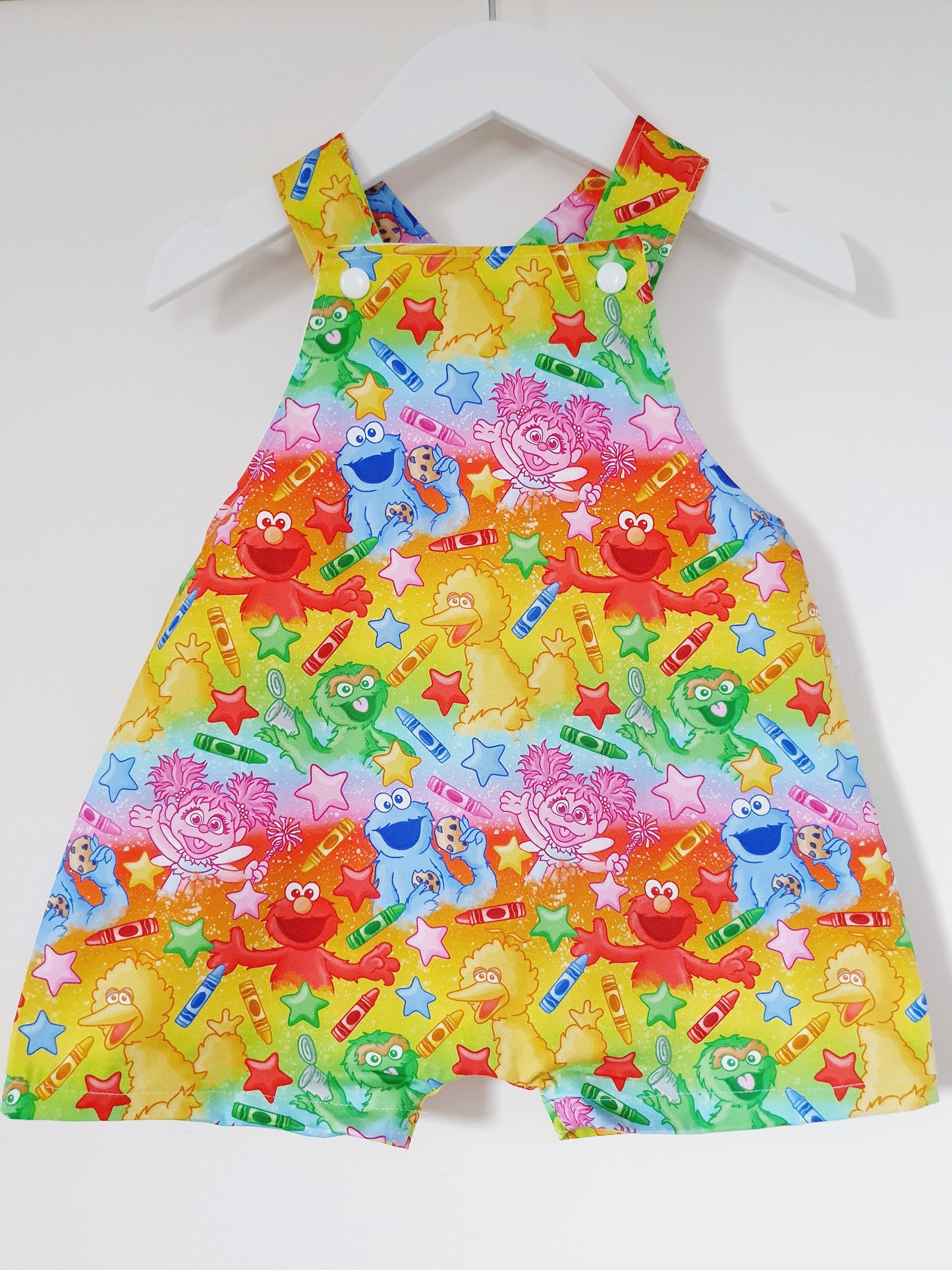 Baby / Toddler Overalls, Short Leg Romper, Size 1