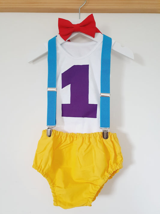 Boys 1st Birthday Outfit, Size 1