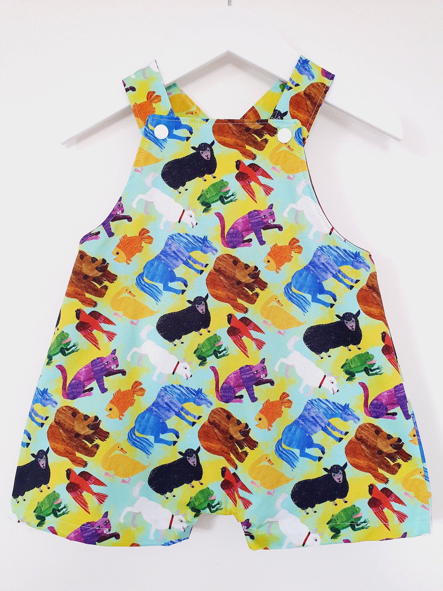 Baby / Toddler Overalls, Short Leg Romper, Size 1