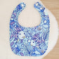 Rainbow Fish print Bib, Handmade Baby Bib, Feeding Bib
