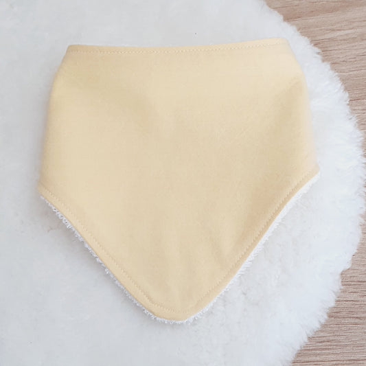 CHAMBRAY DAFFODIL Bandana Dribble Bib - Bamboo Backed Ultra Absorbent Bib