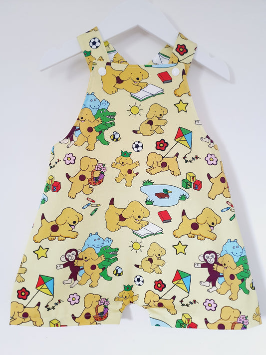Overalls, Baby / Toddler Overalls, Short Leg Romper, Size 2