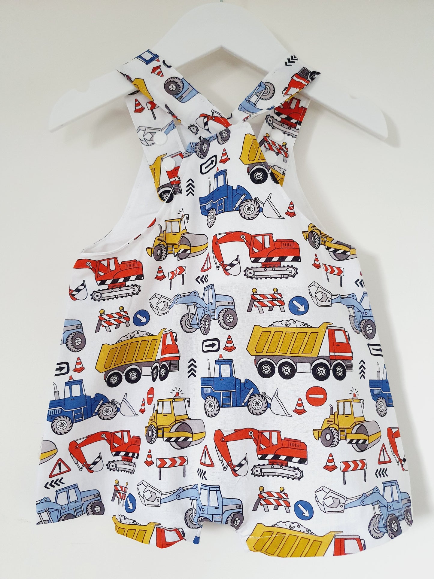 Baby / Toddler Overalls, Short Leg Romper, Size 1