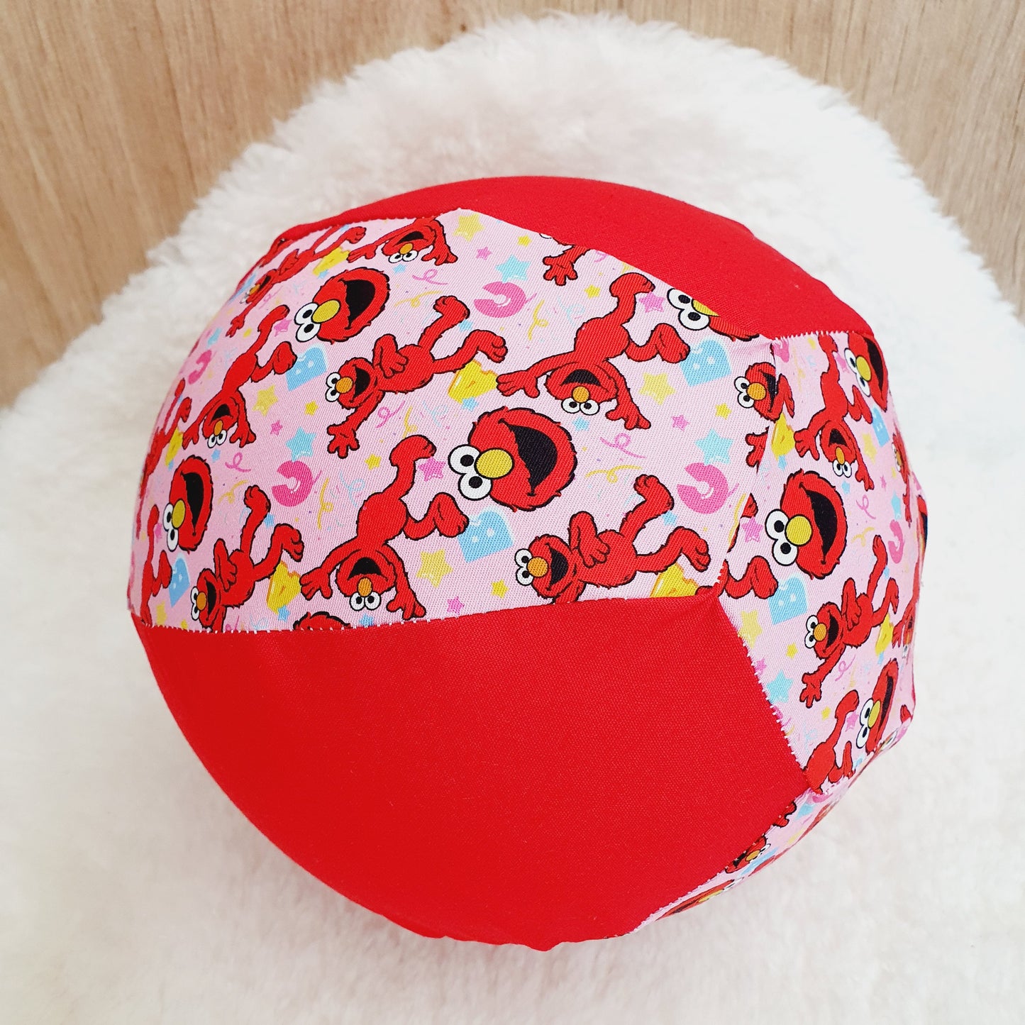 Balloon Ball Cover - Balloon Balls - Handmade Fabric Balloon Cover - ELMO print