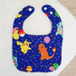 POKEMON PARTY print Bib, Handmade Baby Bib, Feeding Bib