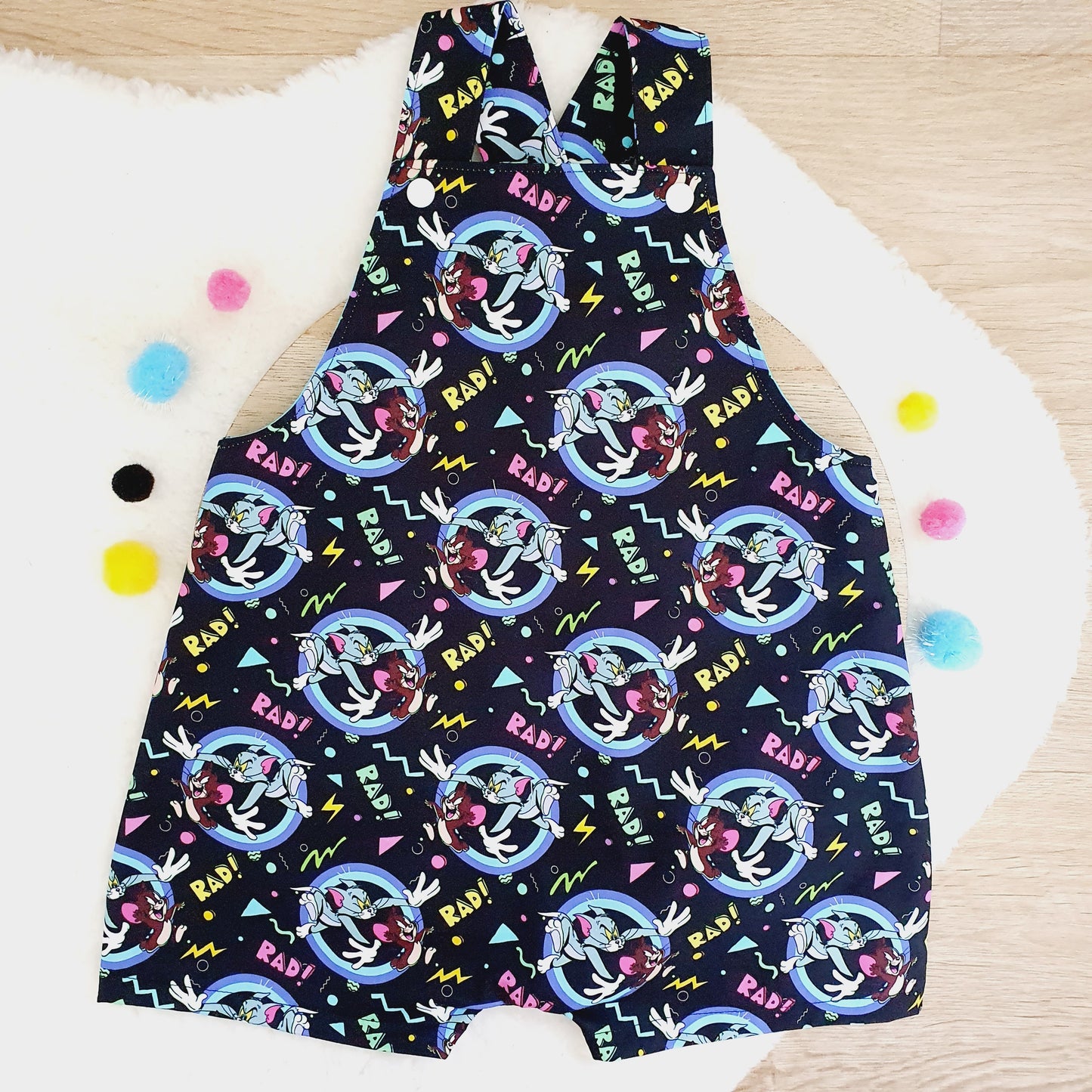 Overalls, Baby / Toddler Overalls, Short Leg Romper, Size 2