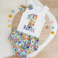 Girls 1st Birthday / Cake Smash Outfit, Size 1
