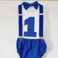 Dark Blue Boys Cake Smash Outfit Size 0