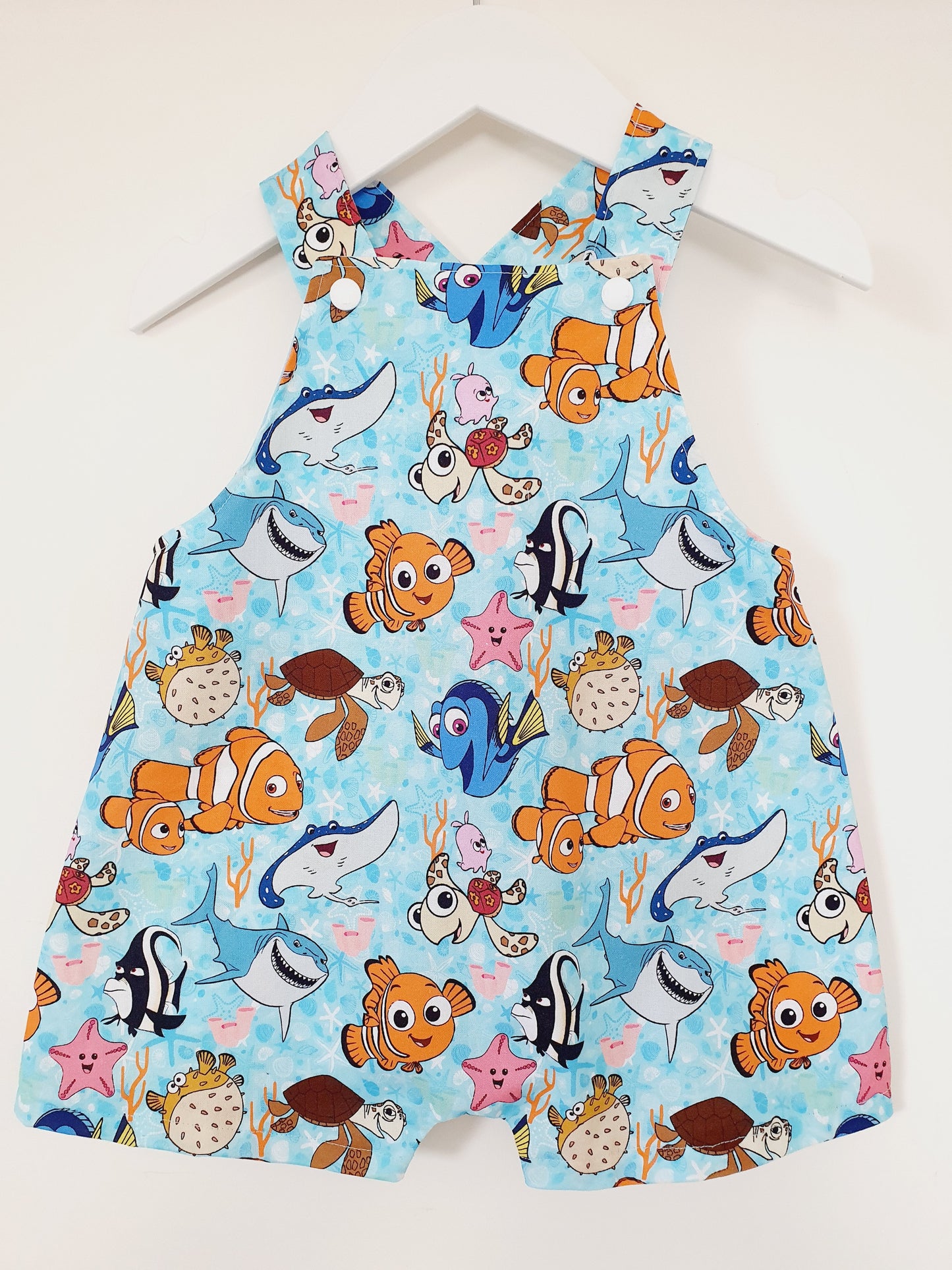 Baby / Toddler Overalls, Short Leg Romper, Size 1