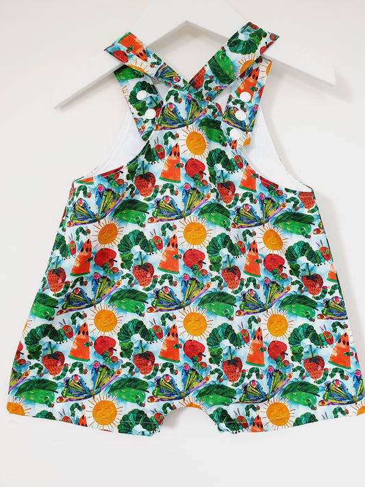 CATERPILLAR Baby / Toddler Overalls, Short Leg Romper, Size 1