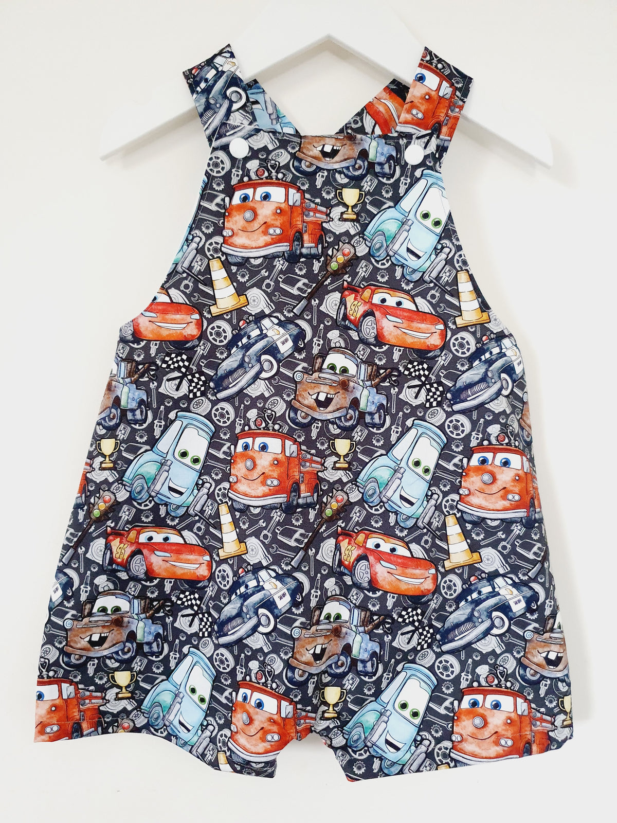 Overalls, Baby / Toddler Overalls, Short Leg Romper, Size 2