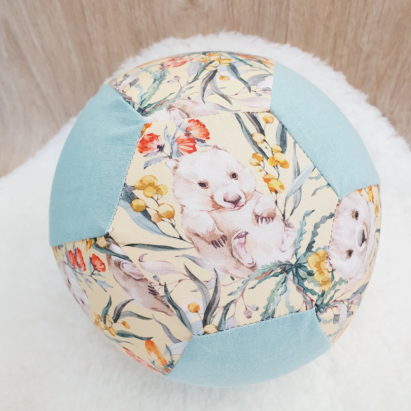 Balloon Ball Cover - Balloon Balls -  Handmade Fabric Balloon Cover - WOMBAT