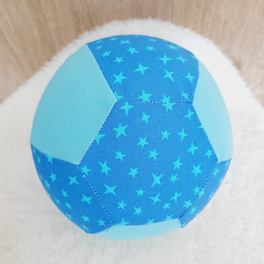 Balloon Ball Cover - Balloon Balls -  Handmade Fabric Balloon Cover - BLUE STARS