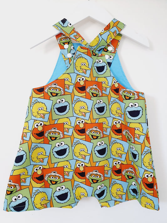 Overalls, Baby / Toddler Overalls, Short Leg Romper, Size 2