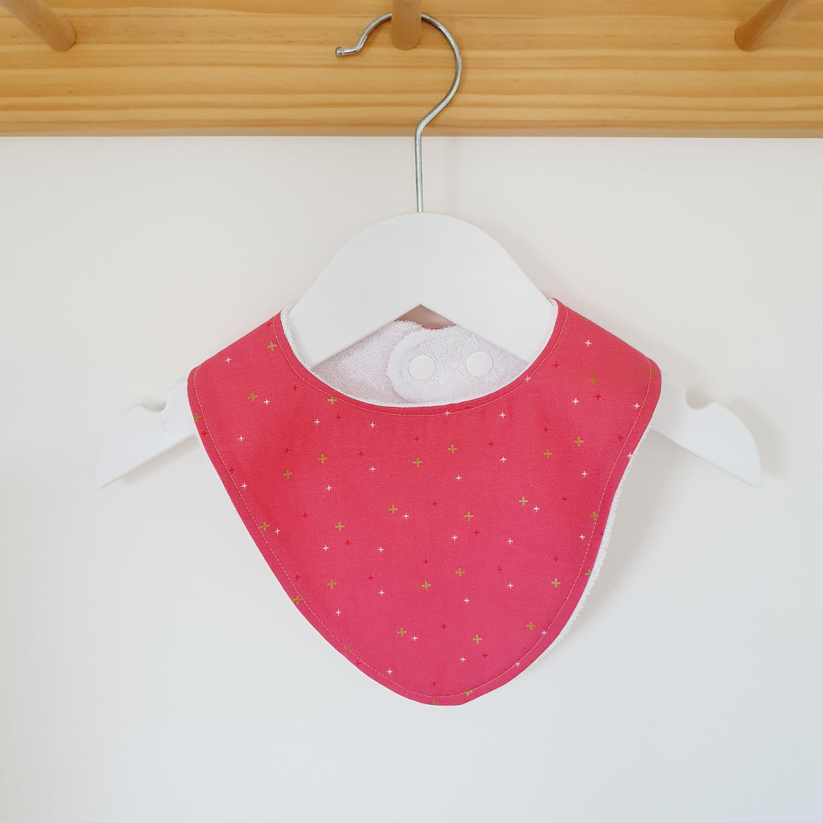 Bandana Dribble Bib, Handmade Baby Bib, Cotton / Bamboo, Ultra Absorbent