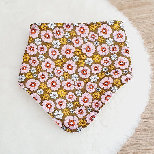 Groovy Bandana Dribble Bib - Bamboo Backed Ultra Absorbent Bib