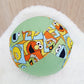 Balloon Ball Cover - Balloon Balls -  Handmade Fabric Balloon Cover - SESAME ST print