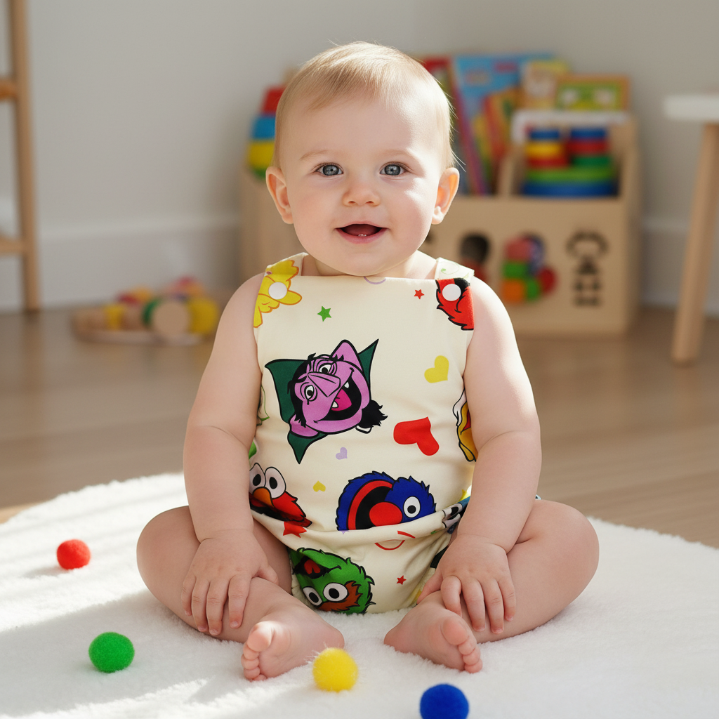 Baby / Toddler Handmade Romper, Size 0