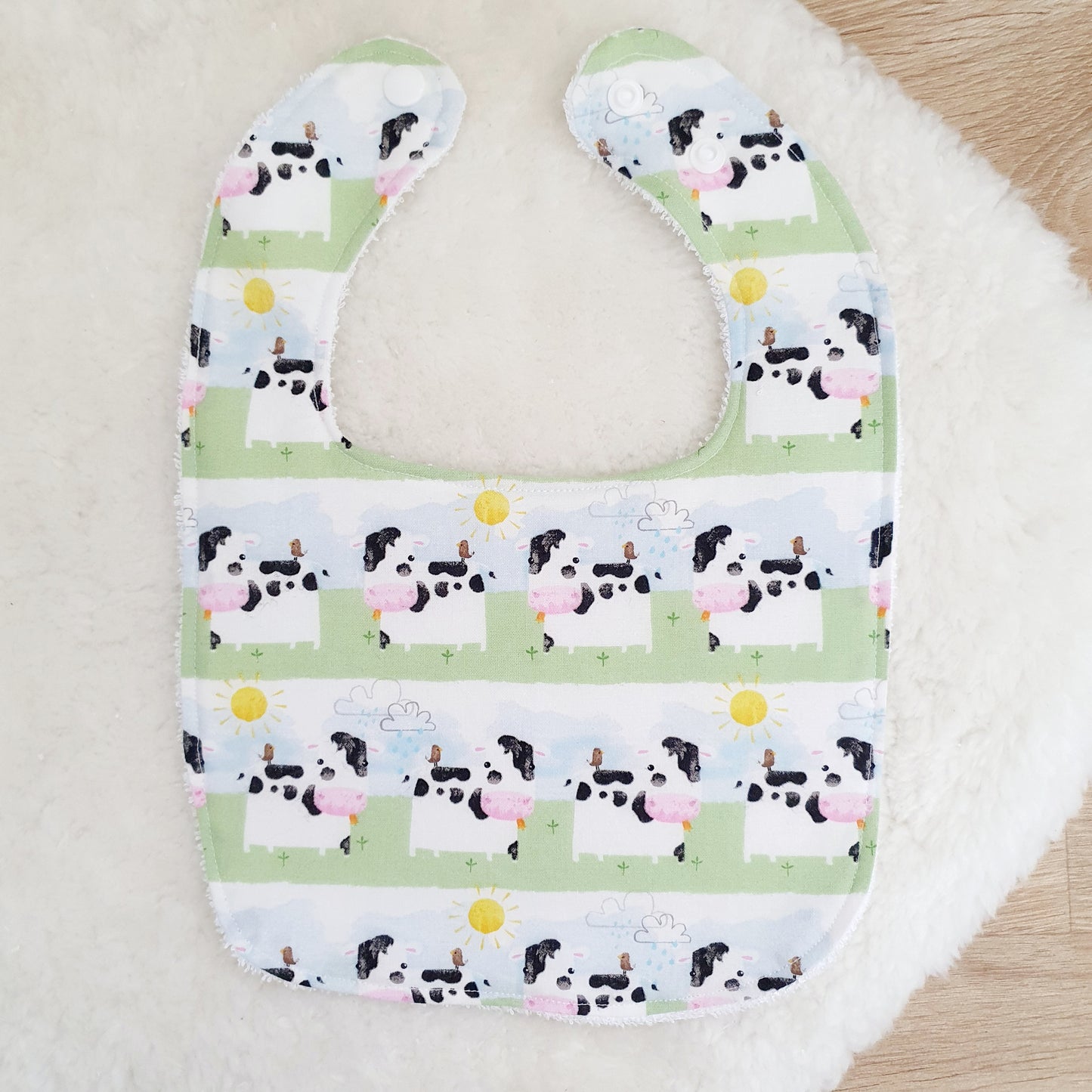 Bib, Handmade Baby Bib, Feeding Bib, Cotton / Bamboo, Ultra Absorbent