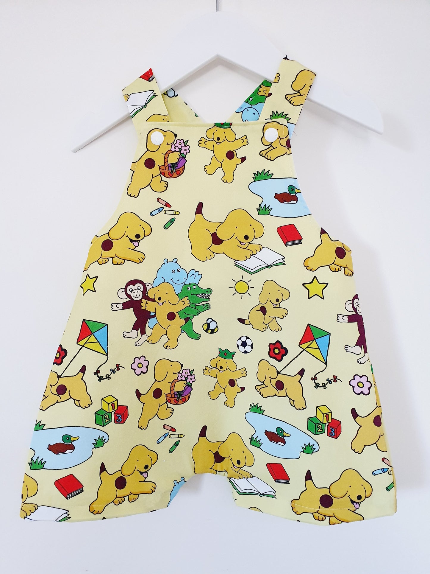 Baby / Toddler Overalls, Short Leg Romper, Size 1