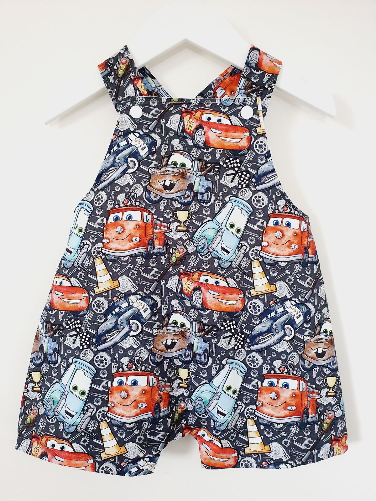 Baby / Toddler Overalls, Short Leg Romper, Size 1