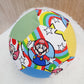 Balloon Ball Cover - Balloon Balls -  Handmade Fabric Balloon Cover - MARIO print