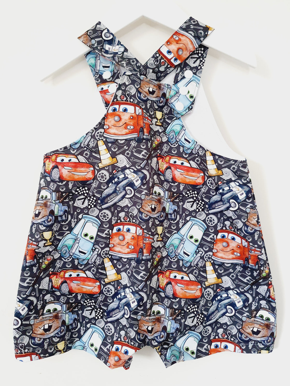 Overalls, Baby / Toddler Overalls, Short Leg Romper, Size 2
